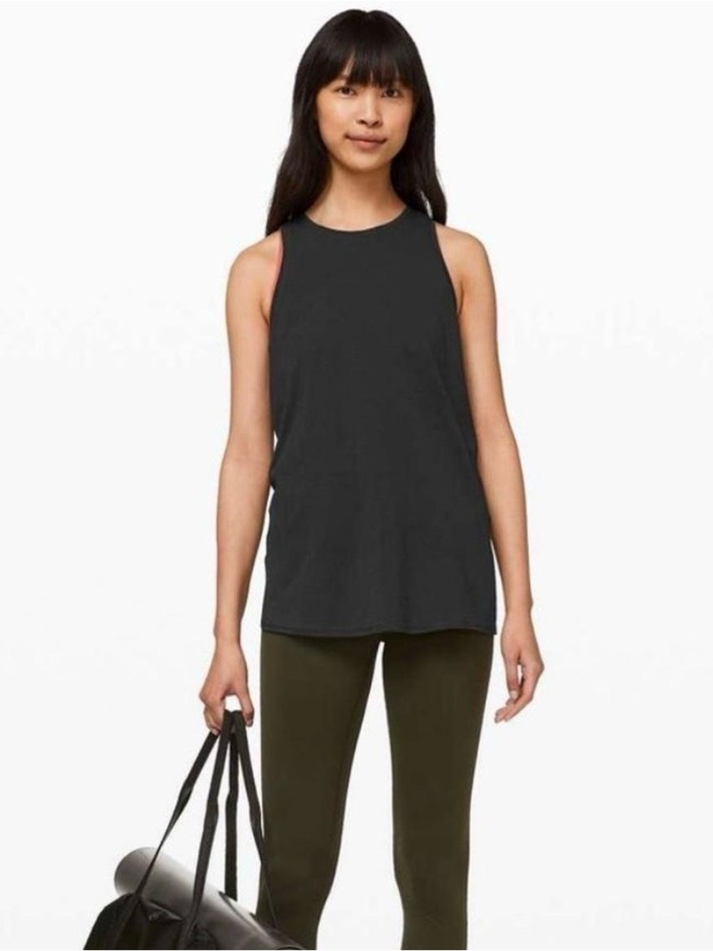 Lululemon Black Muscle Tank